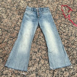 Madewell Flea Market Flare Cropped Jeans